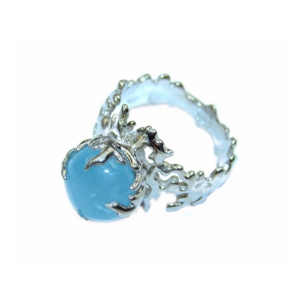 Genuine Aquamarine Set in 925 Sterling Silver - Picture 9 of 11
